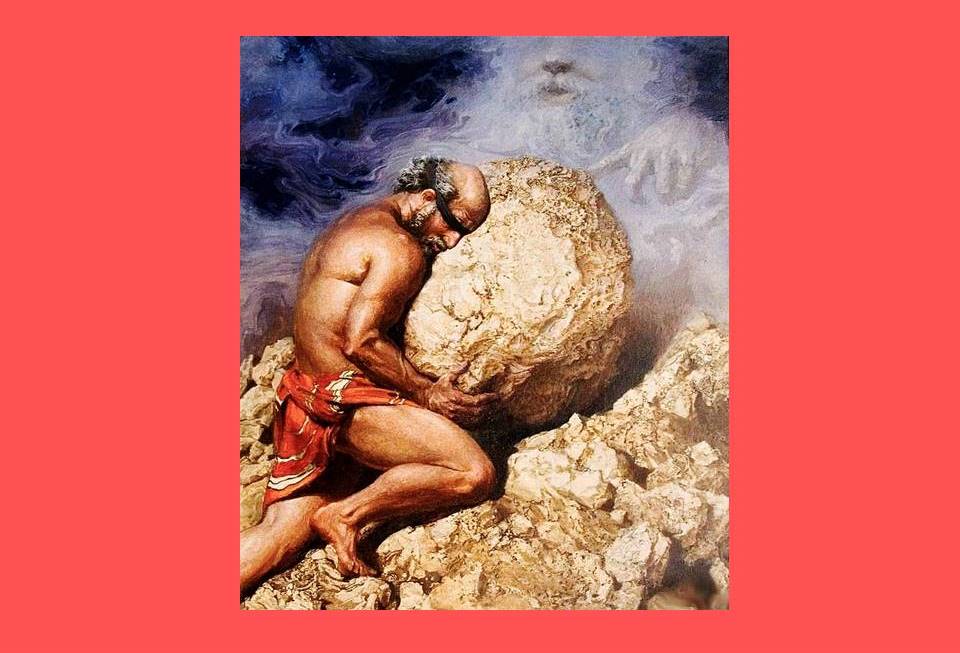 ‘Questions for the Gods: Sisyphus’ by Alan Toltzis