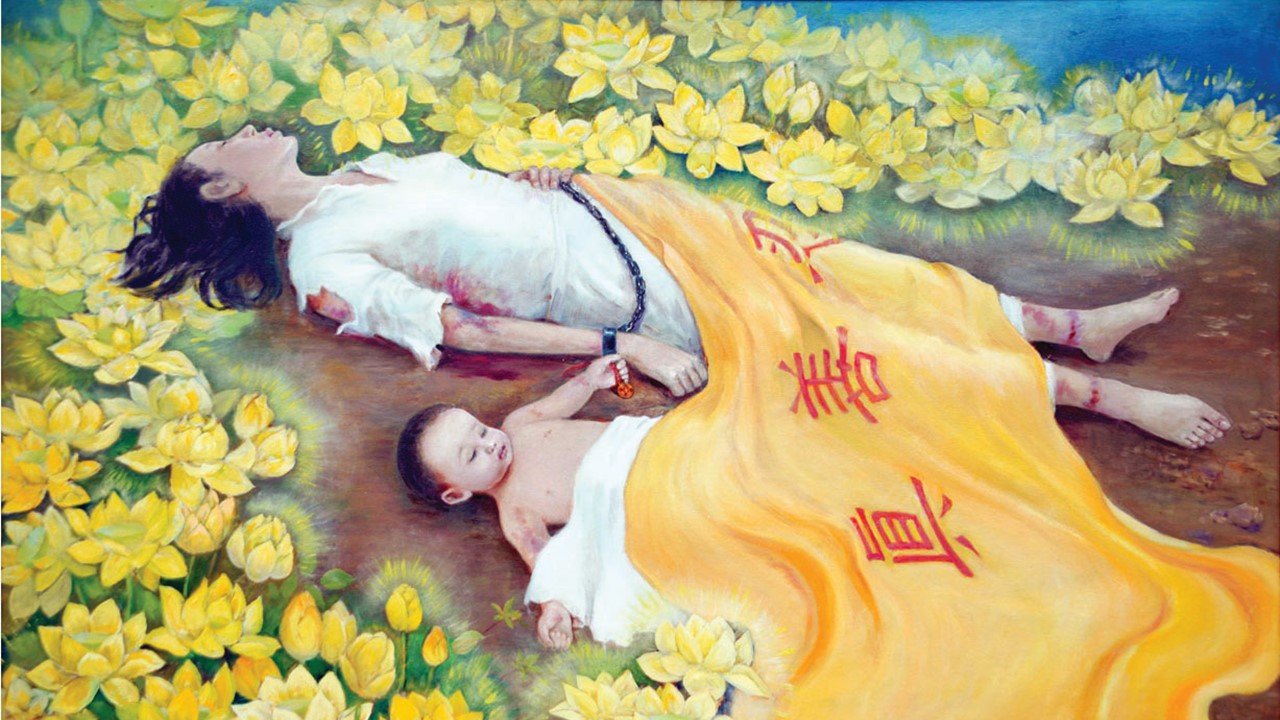 ‘On the Killing of Falun Gong Mother and Child’ by Damian Robin