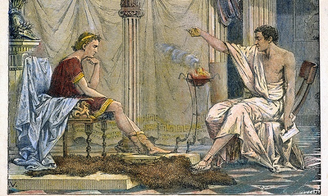 ancient greek sage aristotle