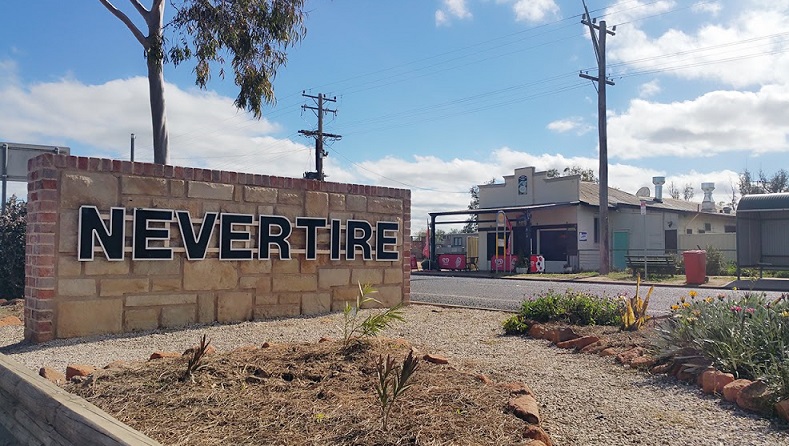 A Poem on Nevertire, New South Wales, Australia, by David Watt